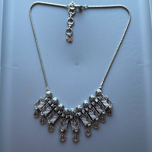 Lucky 2 tone reversible Egyptian blue necklace - Picture 4 of 4